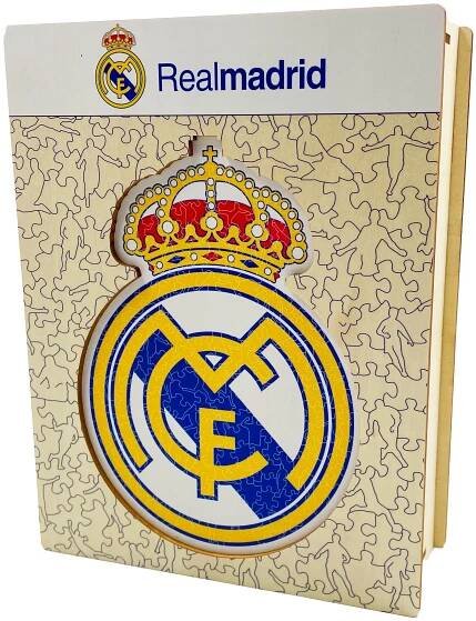 Real Madrid dřevěné puzzle Crest 150 pcs - FAN-store.cz