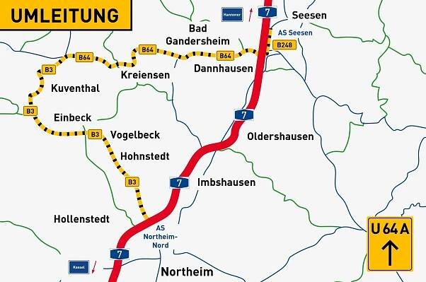 Umleitungsstrecken | Via Niedersachsen