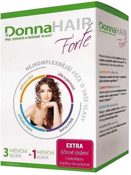 Donna Hair Forte 4 mesačná kúra 120 kapsúl