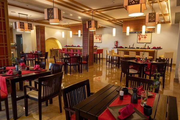 Restaurace v ubytování Sataya Resort Marsa Alam