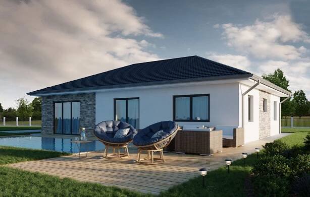 Dřevostavba na klíč - rodinný dům Rabat - QHOUSE