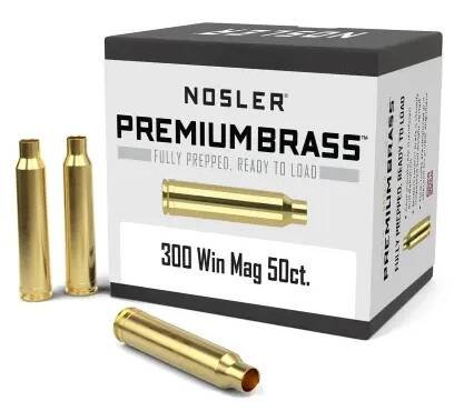 Nábojnice Nosler Premium Brass .300 Win. Mag. (50ks)