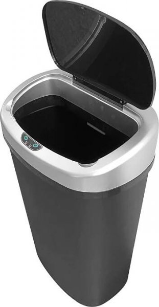 Bezdotykový odpadkový koš Light 48 l černý