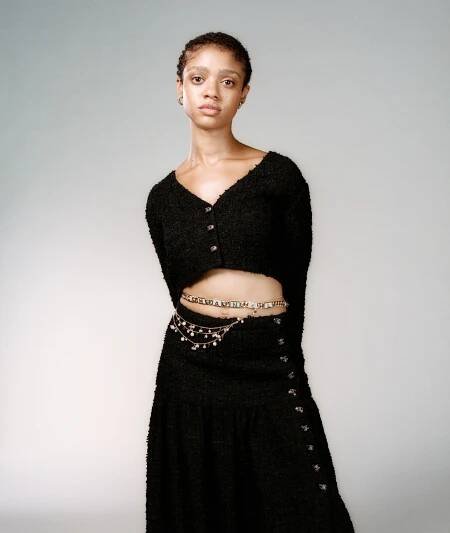Image may contain Clothing Sleeve Apparel Long Sleeve Human Person and Dress