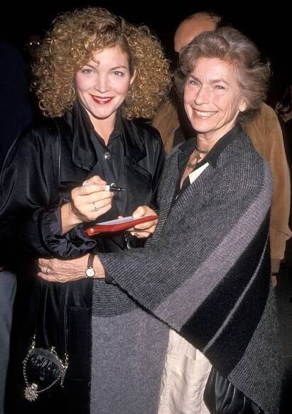 Actress Amy Irving and mother Priscilla Pointer attend the "Mystery of the Rose Bouquet" Opening Night Play Performance on November 16, 1989, at the Mark Taper Forum, Music Center in Los Angeles, California | Source: Getty Images
