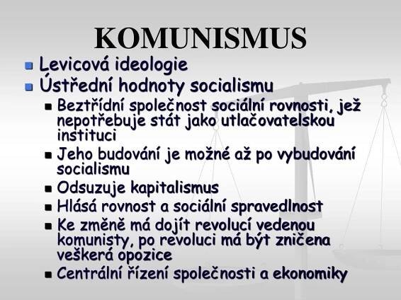 PPT - OBČANSKÁ NAUKA STÁTOVĚDA POLITICKÉ IDEOLOGIE PowerPoint Presentation - ID:4308674