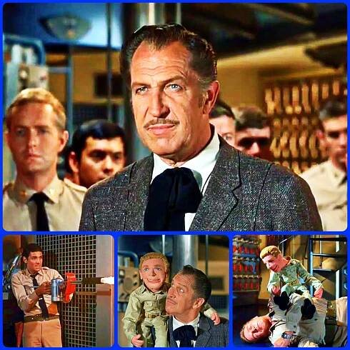 Voyage to the Bottom of the Sea, The Deadly Dolls, Episode aired 1967, Richard Basehart, David Hedison & Vincent Price