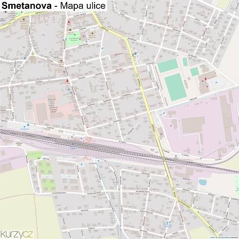 Smetanova - mapy | Kurzy.cz