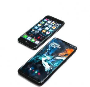 Mobilní telefony Android a iPhone
