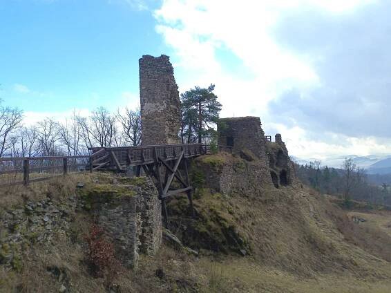 Fotografie - Zřícenina hradu Zubštejn - 17.02.2024