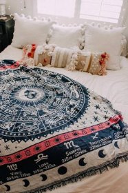 Zodiac Wheel Blanket – Lady Scorpio 
