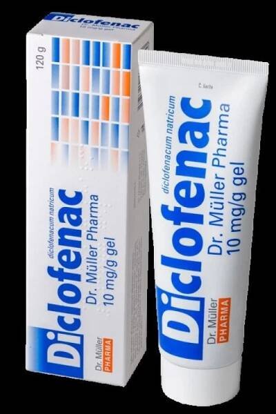 DICLOFENAC DR. MÜLLER PHARMA DRM 10MG/G GEL 1X120G I