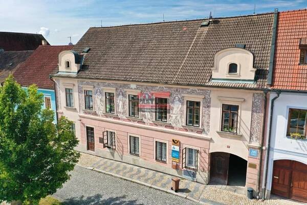 Prodej činžovního domu, 668 m2, Bechyně, ulice nám. T. G. Masaryka, okres Tábor