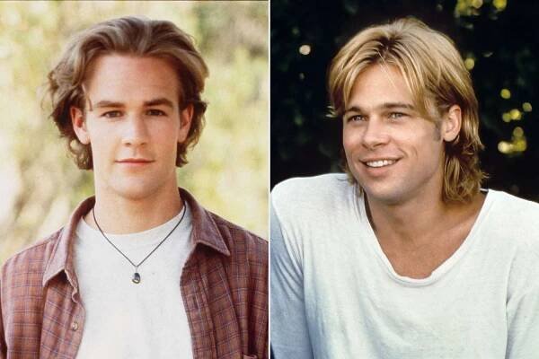 James Van Der Beek and Brad Pitt