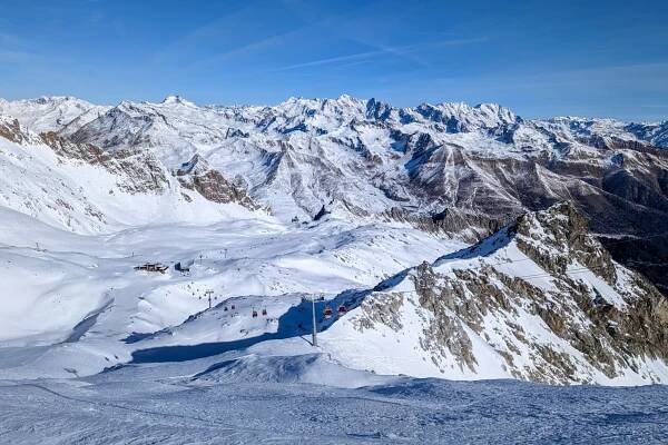 Passo del Tonale – S dětmi v báglu