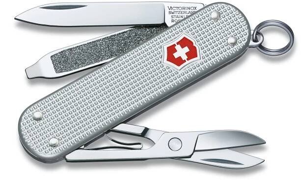 Victorinox Classic Alox 0.6221.26 Stříbrný - Zavírací Nůž