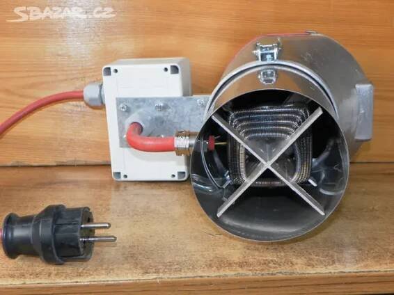Komínový ventilátor, posilovač tahu komína NOVÝ