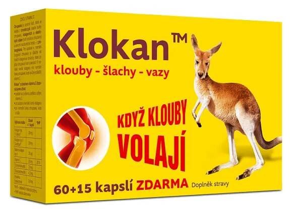 Barnys Klokan 60+15 kapslí ZDARMA