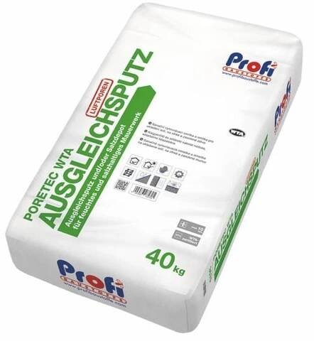 Obrázek produktu Omítka vyrovnávací PROFI sanační podhoz – 40 kg
