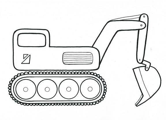 Omalovánky Bagr – Seznam.cz