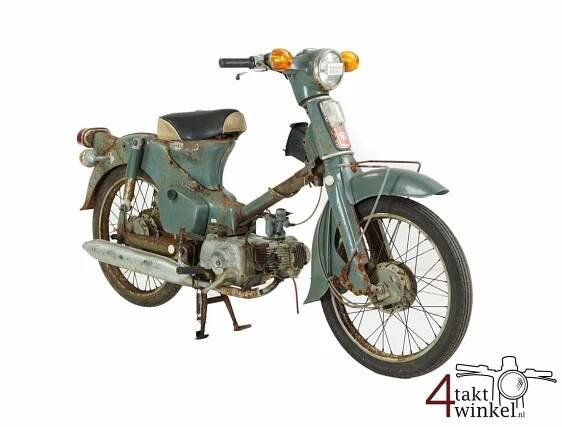 Honda C50 OT, green, 2989km