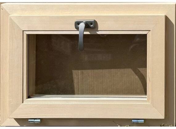 Okno 60x40 cm, ditherm sklo, masiv smrk
