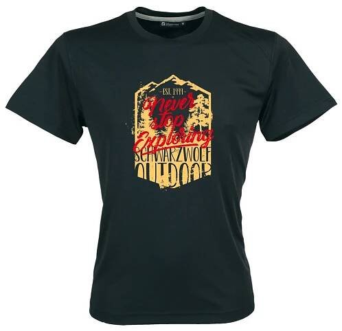 SCHWARZWOLF COOL SPORT MEN funkční tričko černá | Schwarzwolf outdoor