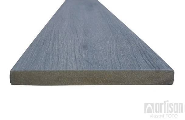 WPC dřevoplastová prkna na plot Dřevoplus Profi 15x138x4000 - Grey (šedá)