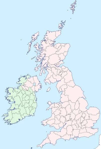 Soubor:British Isles map showing UK, Republic of Ireland, and historic counties.svg – Wikipedie