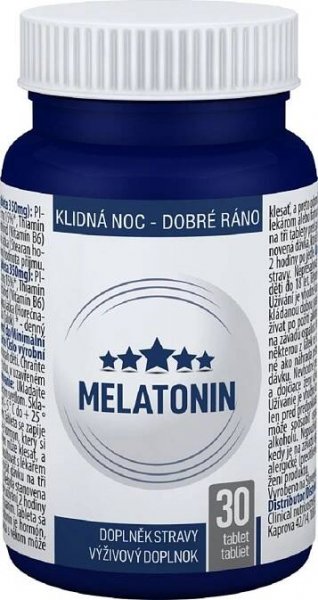 Clinical Nutricosmetics Melatonin, 30 tbl. 30 tbl. od 125 Kč