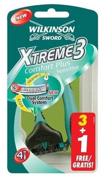 Wilkinson Xtreme3 Sensitive žiletky 3+1 ks