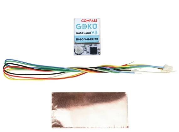 GPS Modul FlyFishRC M10QMC-5883L 20x20mm s kompasem - AERODRONE.CZ