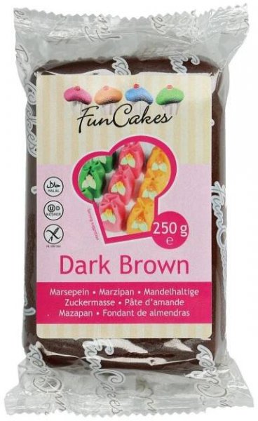 Hnědý marcipán Dark Brown 250 g