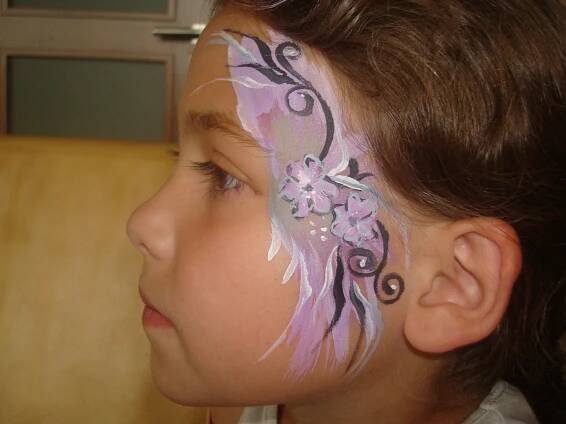 Malování dětí Opava, na obličej, na tělo, tetování, facepainting, bodypainting, Opava, Ostrava