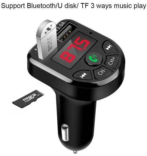 Transmitter do auta, HandsFree Bluetooth, USB nabíječka 3.1A - iPal.cz