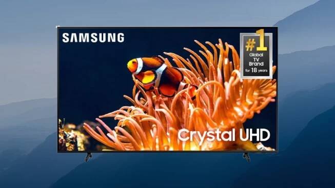 65-inch Samsung Crystal UHD DU8000 series Smart TV is back to its lowest price