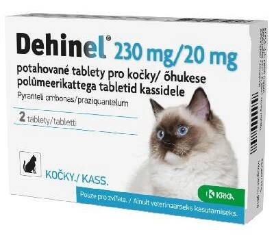 Dehinel pro kočky 230mg / 20mg 2 tbl