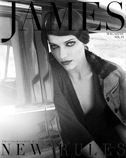 Model Ivana Milicevic photographed by fashion photographer Jim Jordan for James Magazine
