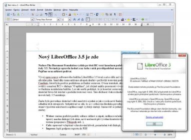Nový LibreOffice 3.5 - Stahuj.cz