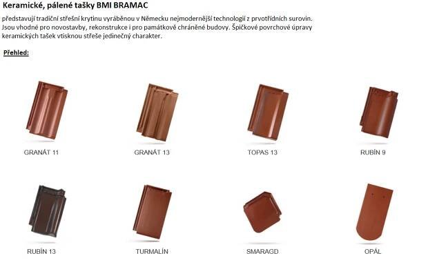 Keramické pálené střešní tašky Bramac | Střechy Valíček 