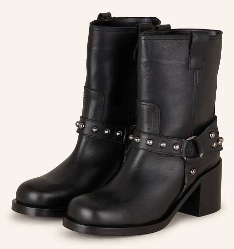 INUOVO Biker Boots NOVARA ČERNÁ