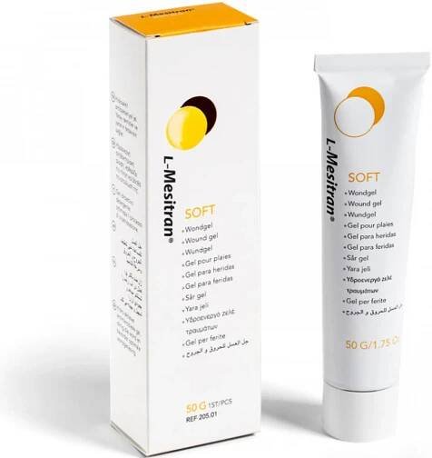 L-Mesitran Soft KRYTÍ GELOVÉ HYDROAKTIVNÍ ANTIMIKROBIÁLNÍ GEL PRO HOJENÍ RAN,TUBA 50 G