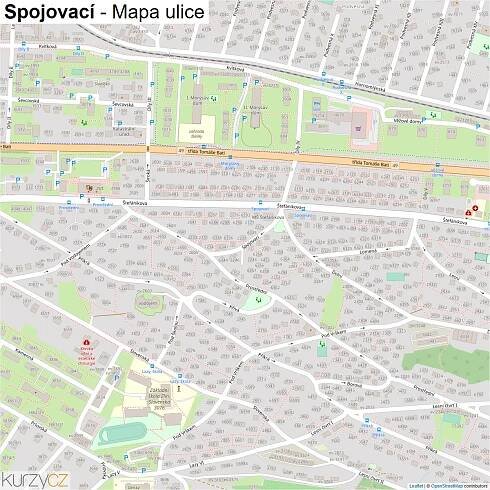 Spojovací - mapy | Kurzy.cz