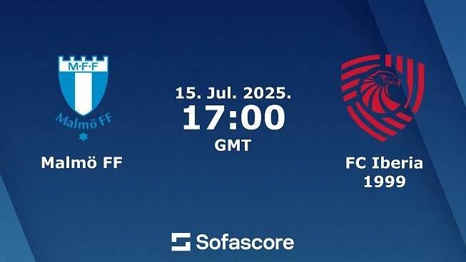 Malmö FF proti FC Iberia 1999 živé skóre, H2H a sestavy Sofascore