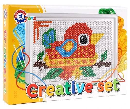 Technok Toys Kreativní sada vyšívání v krabičce