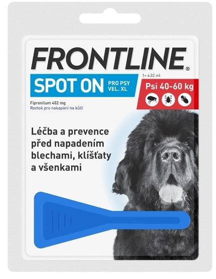 FRONTLINE SPOT-ON pro psy 40-60 kg (XL) 1 pipeta