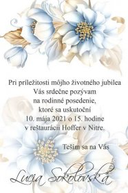 Pozvánky k narodeninám | oznamenia-pozvanky.sk