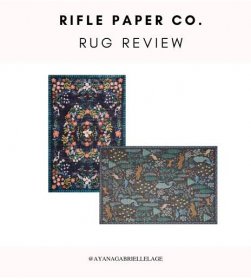 Rifle Paper Co. Rugs Review | Loloi Rugs - Ayana Lage