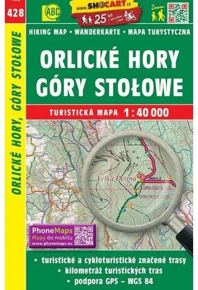 SHOCART cyklo-turistická mapa Orlické hory, Gory Stolové - Moravia Outdoor