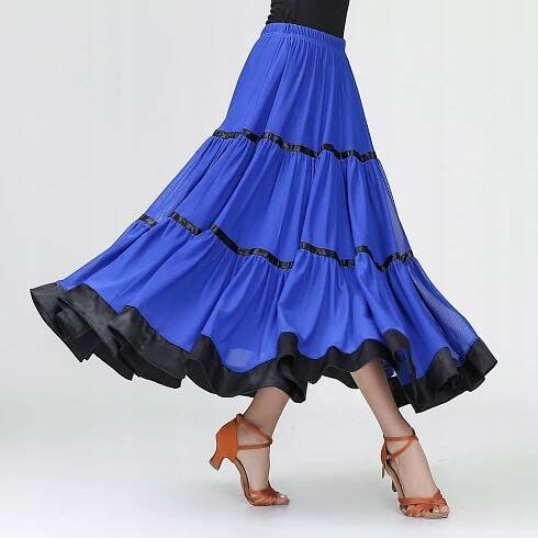 Sukně pro společenský tanec Flamenco Šaty pro cvičení válců, Váha výrobku včetně jednotkového obalu 0.5 kg